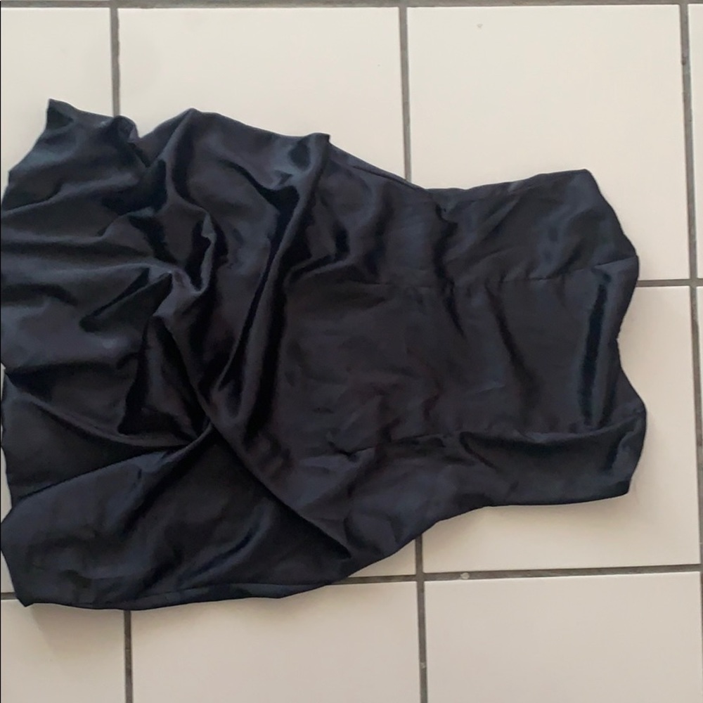 Sleek black cocktail dress
